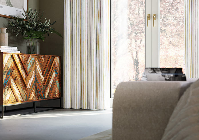 Vintage Stripe, Gold Coast - Made to Measure Curtains - Image 5